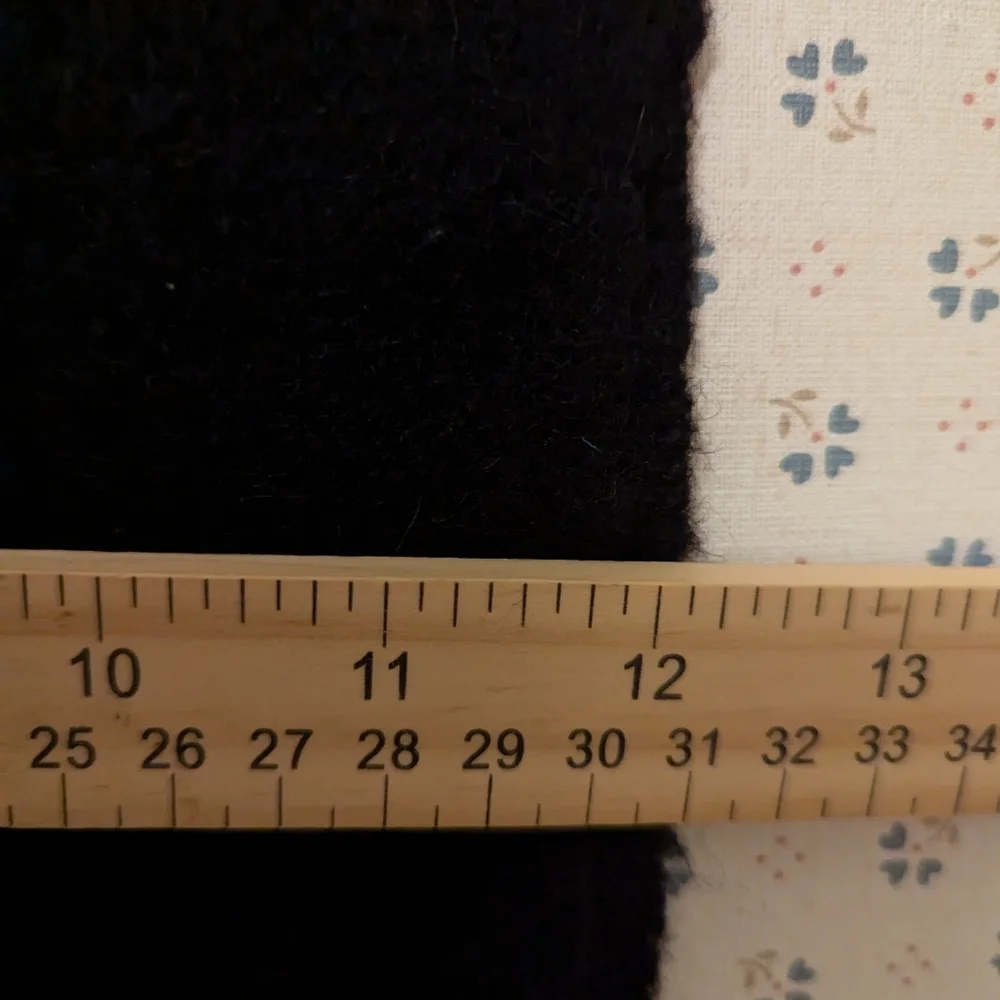 🖤 Valentini Scarf Black 100% Wool Soft Mens Made in Italy classy quiet luxury